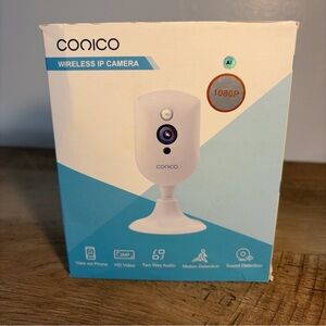 White Wireless IP Camera